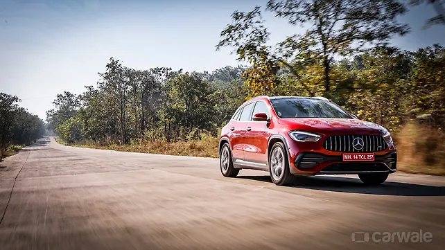 Mercedes-Benz AMG GLA35 Right Front Three Quarter Mercedes-Benz AMG GLA35 Right Front Three Quarter