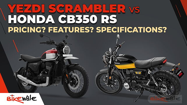 Yezdi Scrambler vs Honda CB350RS: Specs and Features Comparison 