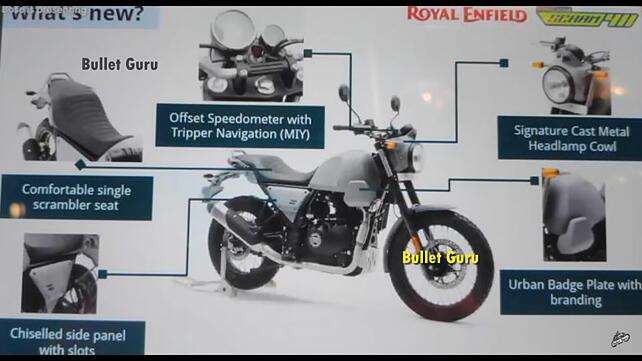 Royal Enfield Scram 411 Right Front Three Quarter