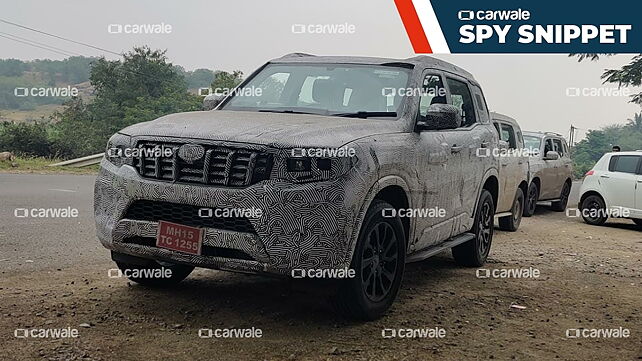 2022 Mahindra Scorpio spied with captain seats in the second row