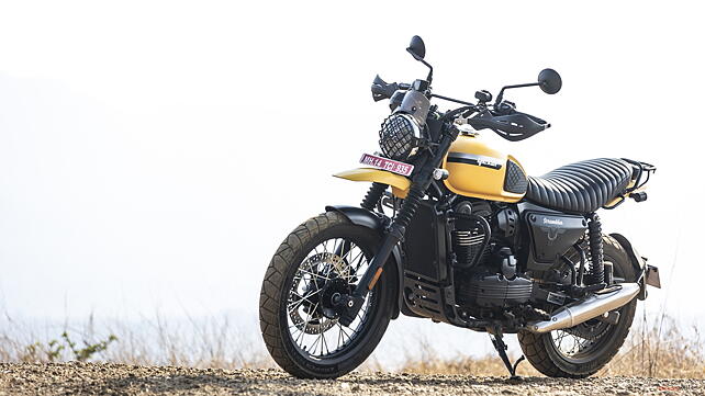 Yezdi Scrambler Left Side View