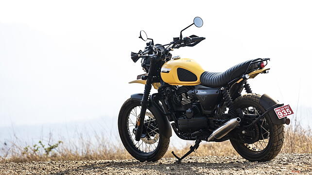 Yezdi Scrambler Rear View