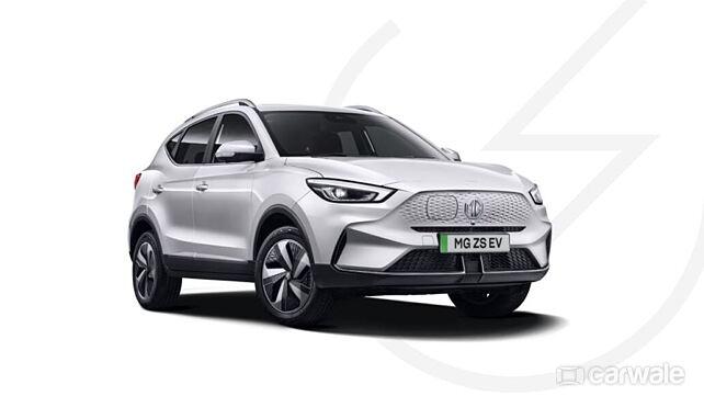 MG ZS EV facelift exterior colour options leaked