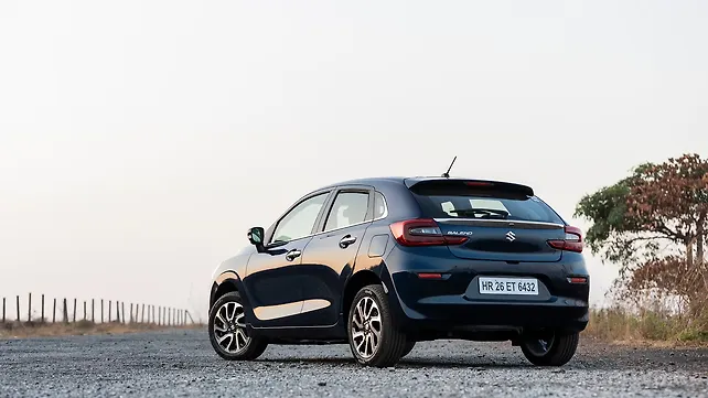 Maruti Suzuki Baleno Right Rear Three Quarter Maruti Suzuki Baleno Right Rear Three Quarter