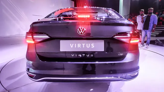 Volkswagen Virtus Rear View Volkswagen Virtus Rear View