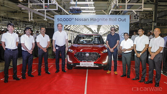 Nissan Magnite achieves 50,000 units production milestone