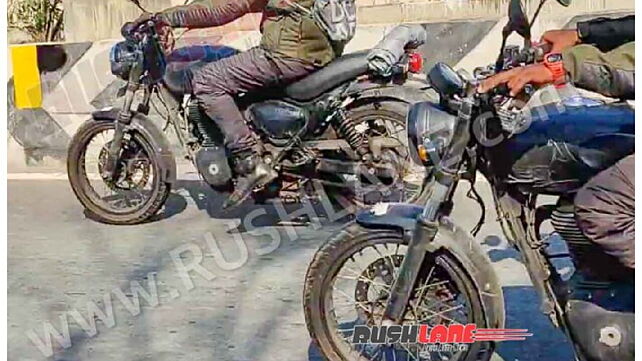 Royal Enfield Hunter 350 test mule spotted