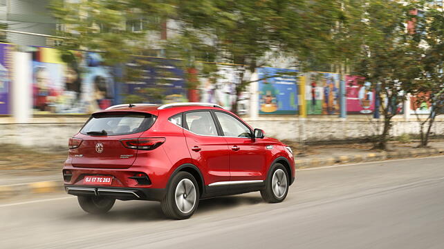 MG ZS EV Right Rear Three Quarter