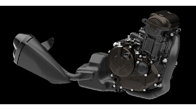 Suzuki V-Strom SX Engine From Right