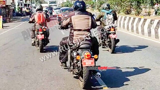 Royal Enfield Bullet 350 and Hunter 350 spotted testing