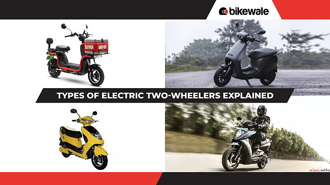 Types of electric two-wheelers explained