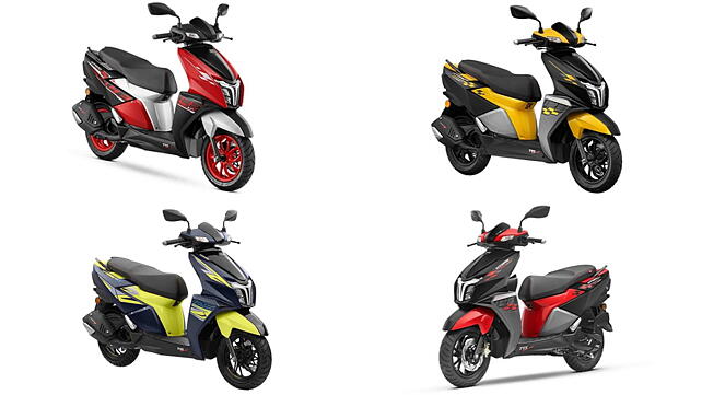 TVS Ntorq 125 range now available in 10 colours - BikeWale