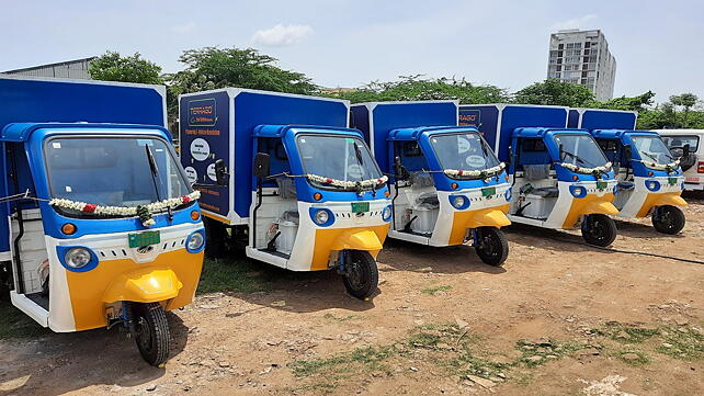 Mahindra Electric e3w at Terrago