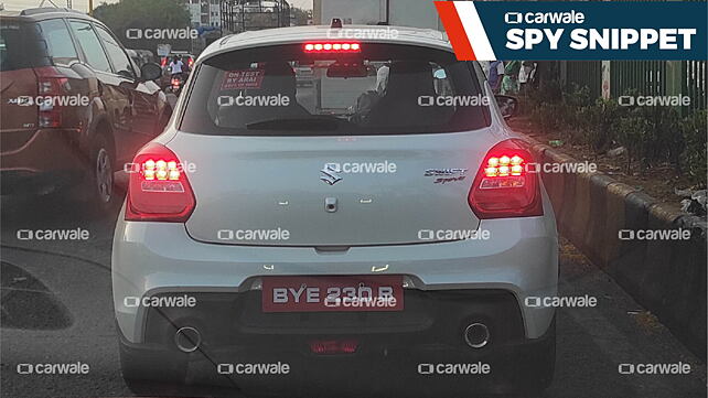 Maruti Suzuki Swift Sport spied testing once again on Indian roads