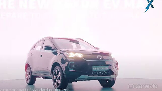 Tata Nexon EV Max teased ahead of launch on 11 May