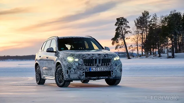 Electric BMW X1 teased tackling snow in winter testing Electric BMW X1 teased tackling snow in winter testing