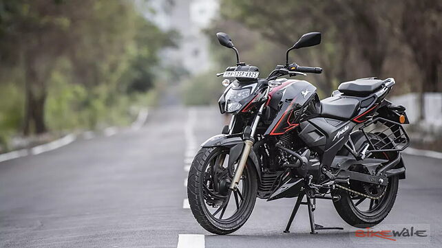 TVS revises the prices for the entire Apache range