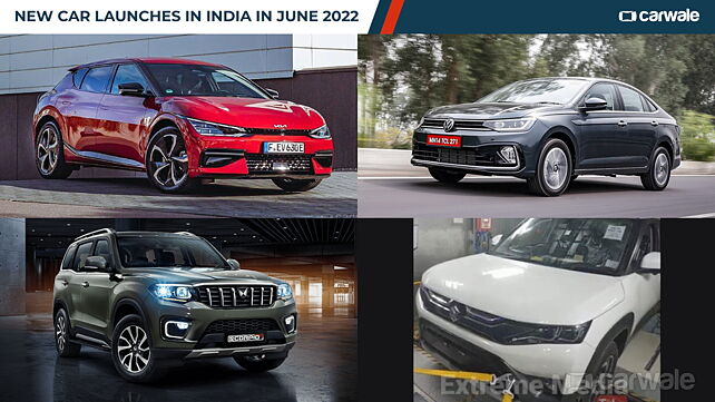 New car launches in India in June 2022