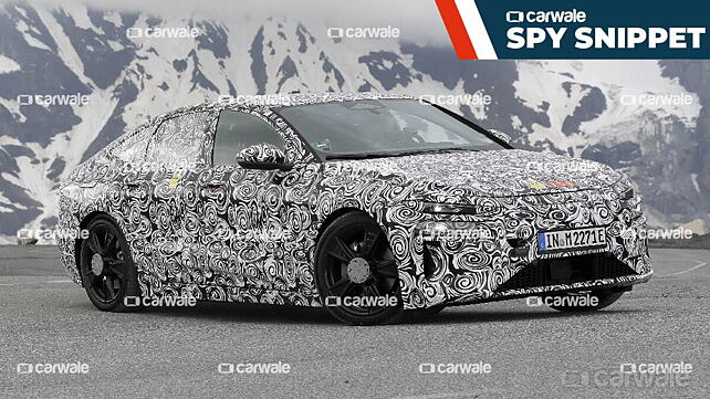 Audi A6 e-tron spotted testing in the Alps