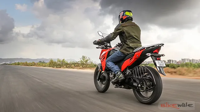 Suzuki V-Strom SX Left Rear Three Quarter