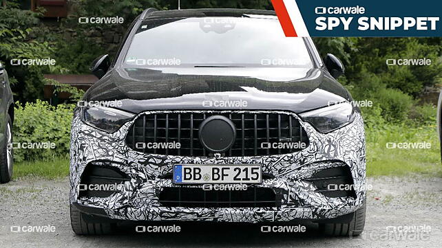 2023 Mercedes-AMG GLC 63 spotted undergoing tests in the Alps