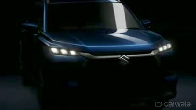New Maruti Suzuki Grand Vitara teased again; gets LED headlamps