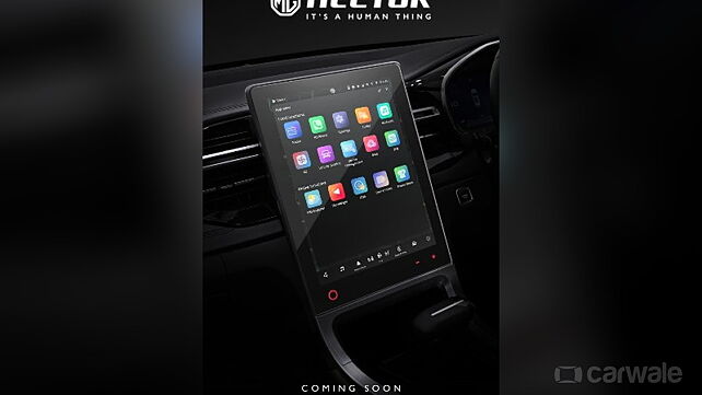 New 2022 MG Hector teased; to get 14-inch vertical touchscreen infotainment