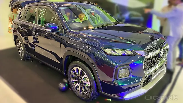 Maruti Suzuki Grand Vitara arrives at showrooms; prices likely to be announced next month Maruti Suzuki Grand Vitara arrives at showrooms; prices likely to be announced next month