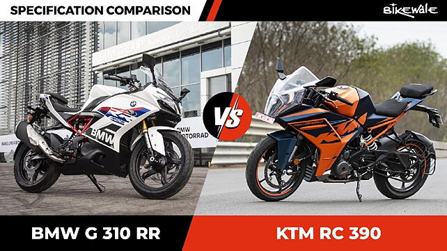BMW G 310 RR vs KTM RC 390: Specification Comparison