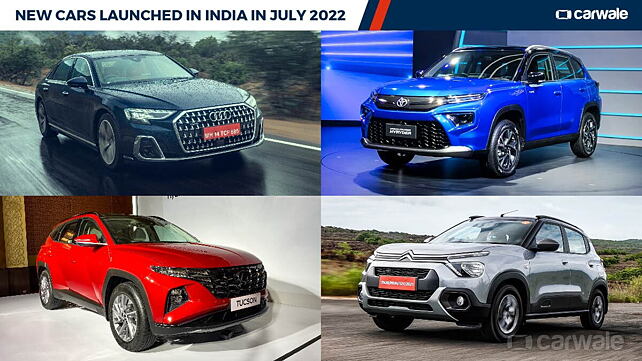 New cars launched in India in July 2022