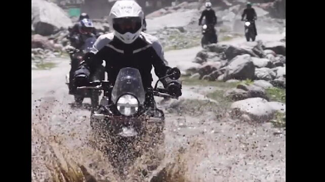 Royal Enfield Himalayan 450 testing official teaser out
