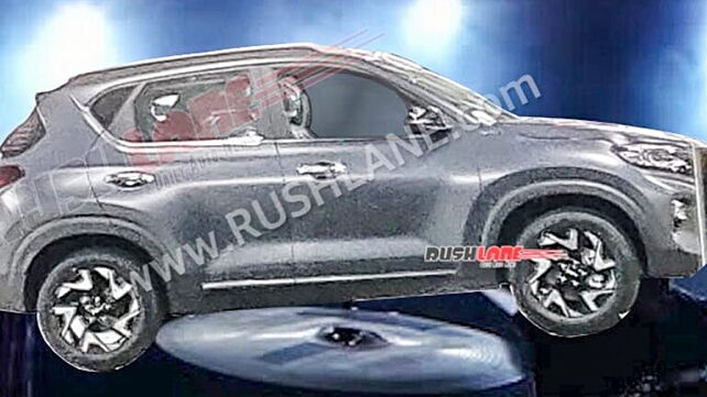 New Kia Sonet X Line exterior image leaked 