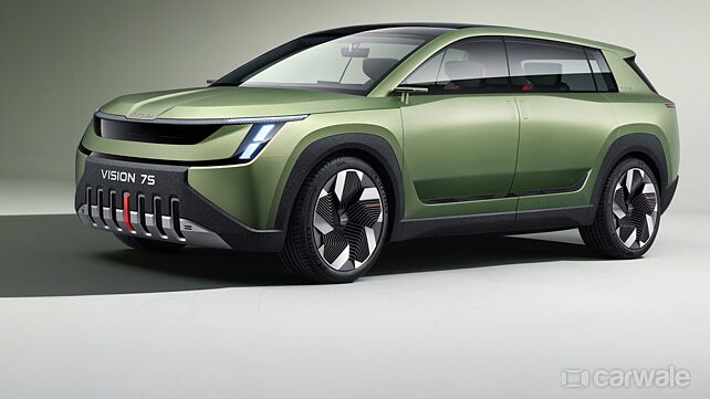 Skoda Vision 7S concept car previews the new design language 