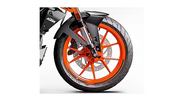 ktm duke 200 orange alloy wheel price