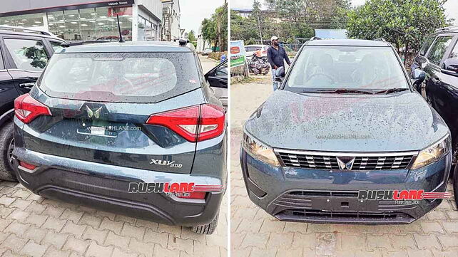 Mahindra XUV300 with new logo arrives at local dealerships in India