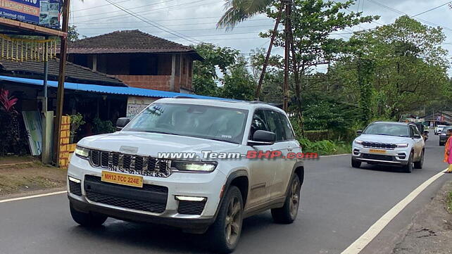 2022 Jeep Grand Cherokee spied testing in India 