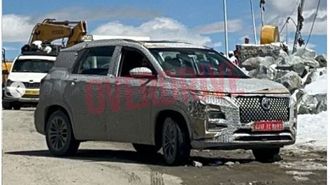 Next-generation MG Hector spied on test ahead of India launch
