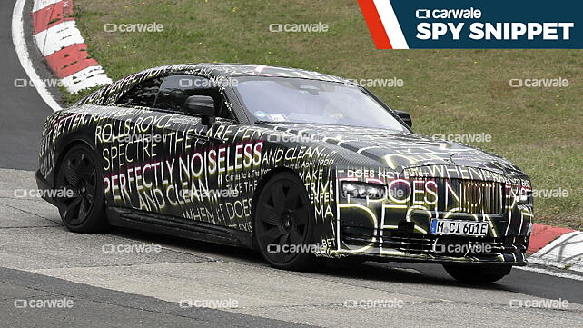Rolls-Royce Spectre spied zipping at the Nurburgring