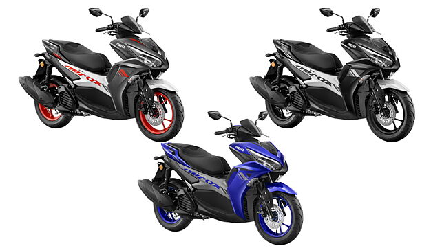 2022 Yamaha Aerox 155 available in four colours