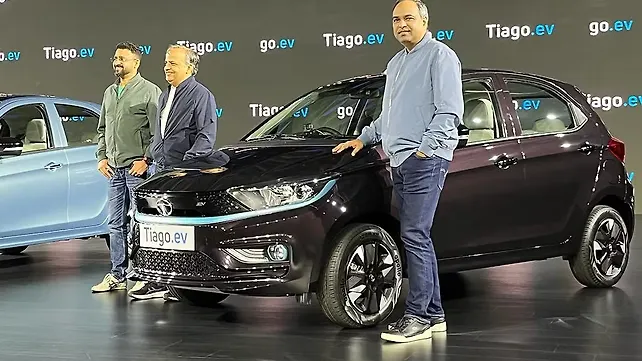 Tata Tiago EV launched in India at Rs 8.49 lakh Tata Tiago EV launched in India at Rs 8.49 lakh