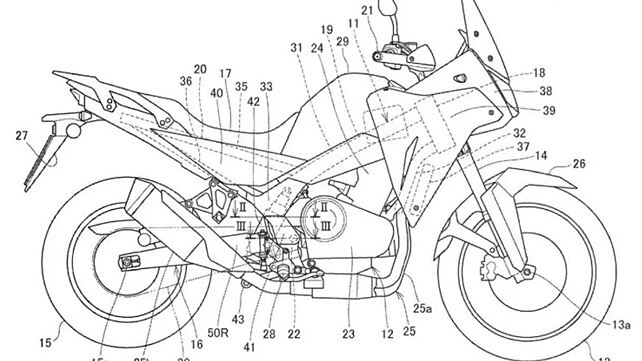 Honda Transalp 750 adventure bike patent pictures leaked!