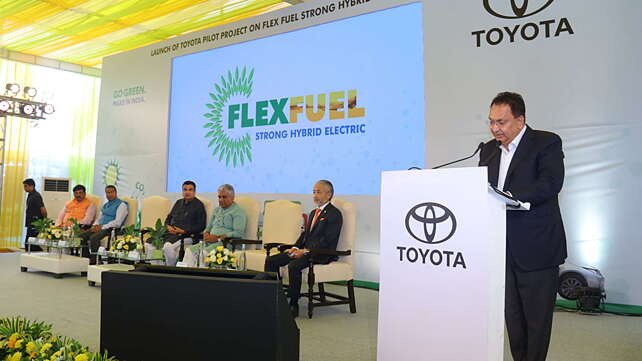 Toyota launches Flexi-Fuel Strong Hybrid Electric Vehicles (FFV-SHEV) project in India