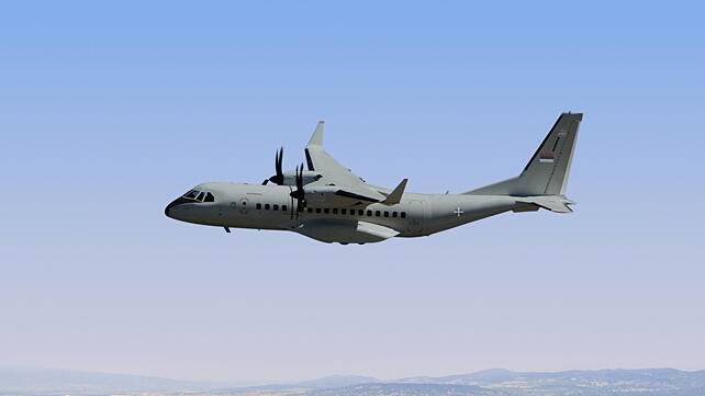 Airbus C-295MW transport aircraft