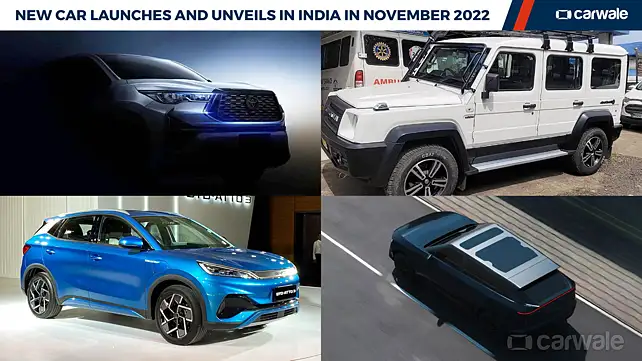 New car launches and unveils in India in November 2022 New car launches and unveils in India in November 2022