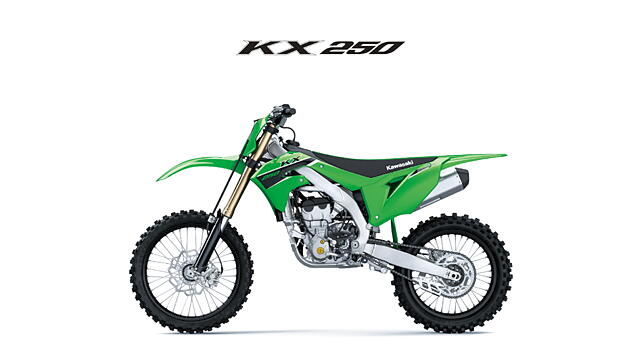 Kawasaki KX250 Left Side View