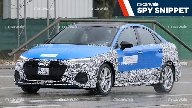 First sightings of fourth-generation Audi A3 facelift