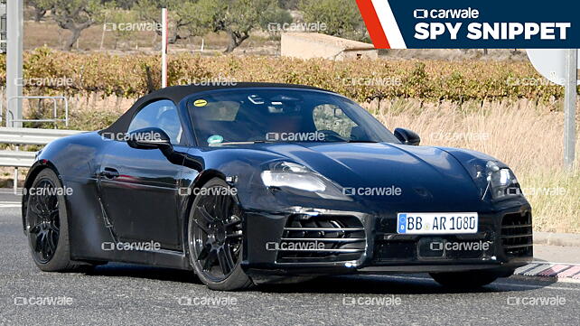 Electric Porsche 718 Boxster spotted again