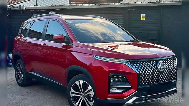 2023 MG Hector facelift exterior design leaked