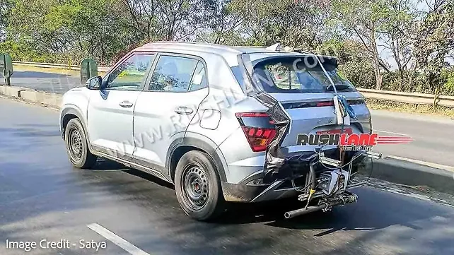 Hyundai Creta spied; CNG-powered model under testing? Hyundai Creta spied; CNG-powered model under testing?