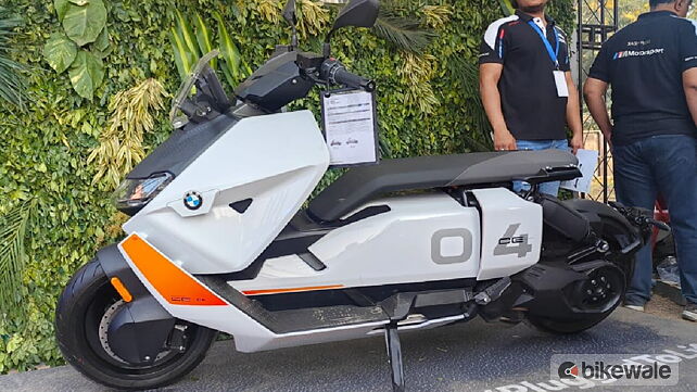 BMW CE 04 electric scooter showcased in India